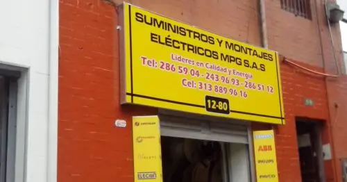 SUMINISTROS Y MONTAJES ELECTRICOS MPG SAS BOGOTÁ SUMINISTROS Y MONTAJES ELECTRICOS MPG SAS BOGOTÁ